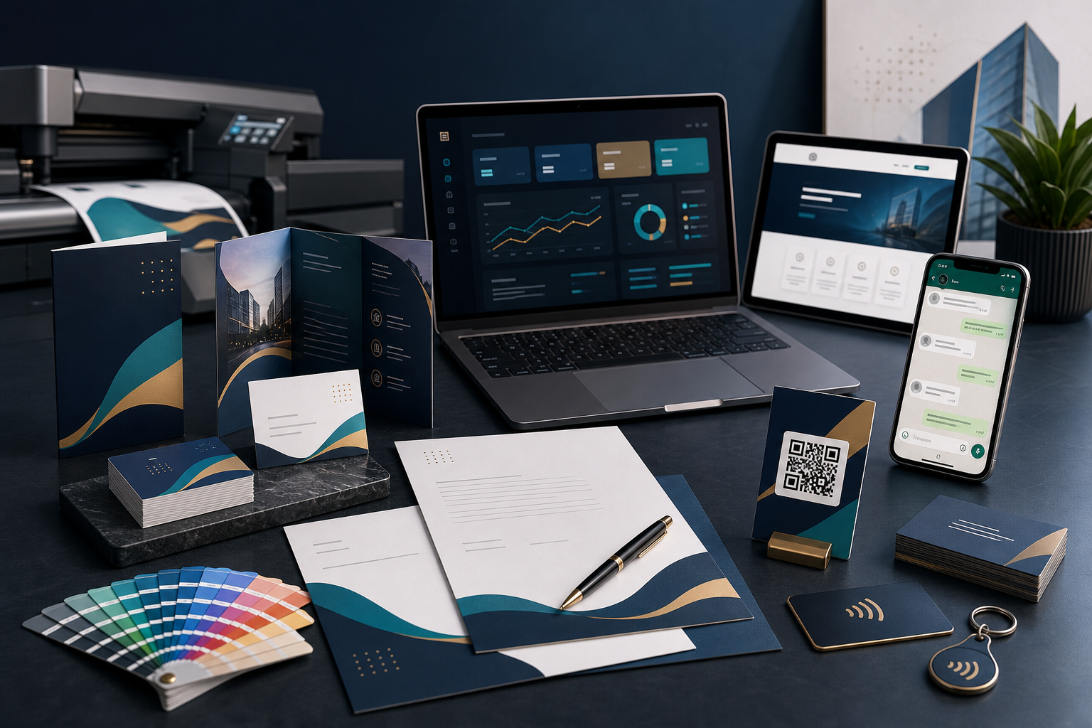 Premium print, branding and digital growth workspace